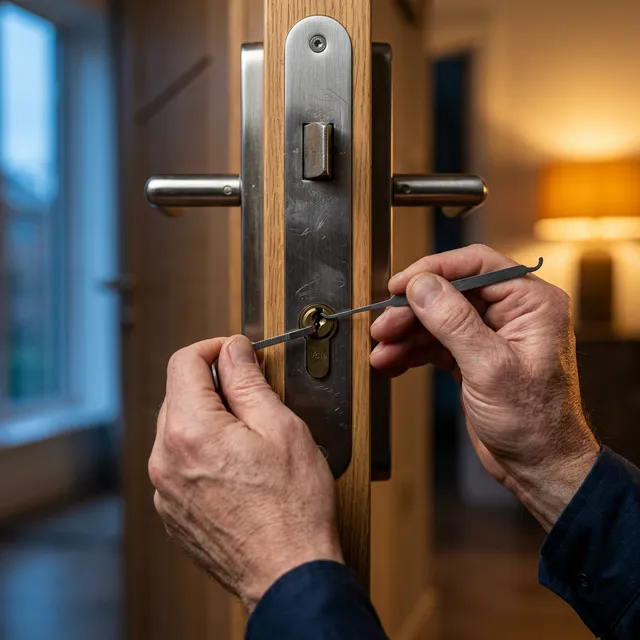 Ouverture de porte sans dégâts par artisan serrurier